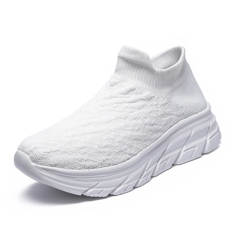 Damen Sportliche Slip-On Sneaker mit atmungsaktiver Strick-Oberfläche und dämpfender Laufsohle Heidi Mode - Image 9