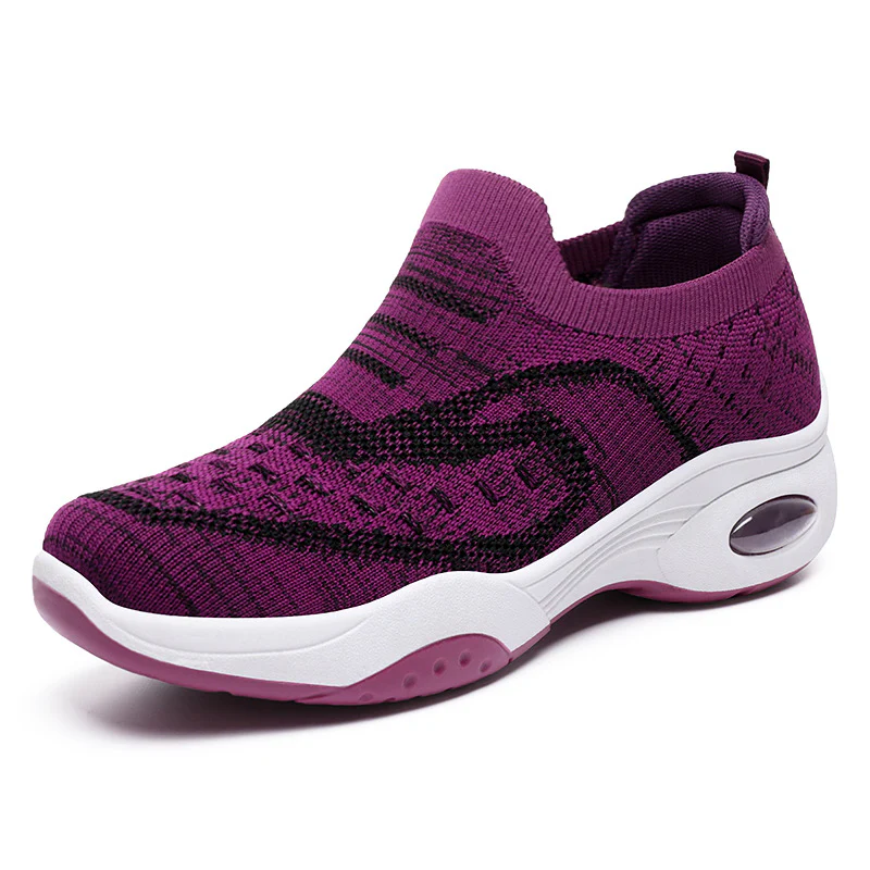 Damen Sportliche Slip-On Sneakers mit Air Cushion Technologie Heidi Mode - Image 6