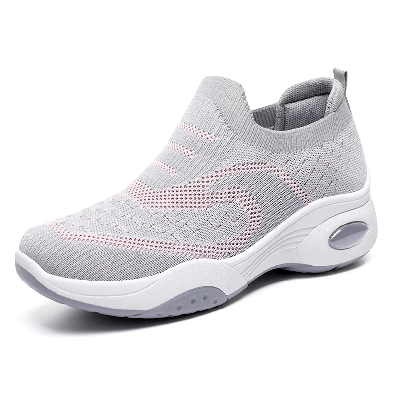 Damen Sportliche Slip-On Sneakers mit Air Cushion Technologie Heidi Mode - Image 8