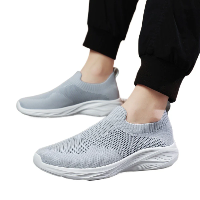 Damen Sportliche Slip-On Sneakers mit atmungsaktivem Design Heidi Mode