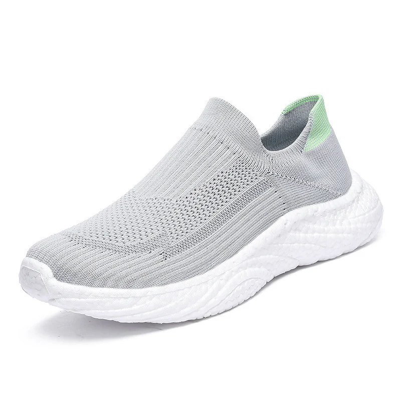Damen Sportliche Slip-On Sneakers mit atmungsaktivem Obermaterial und flexiblem Dämpfungssystem Heidi Mode - Image 5