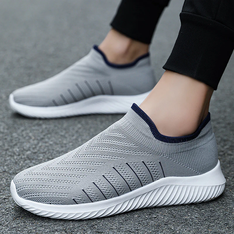 Damen Sportliche Slip-On Sneakers mit atmungsaktivem Strick-Obermaterial Heidi Mode - Image 2