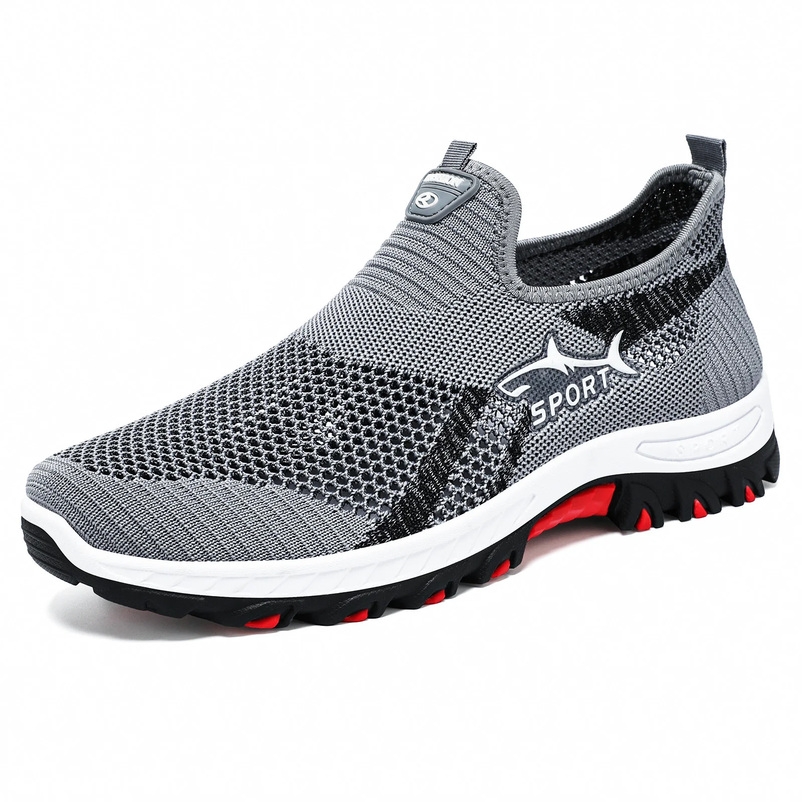 Damen Sportliche Slip-On Sneakers mit atmungsaktivem Strickdesign Heidi Mode - Image 6