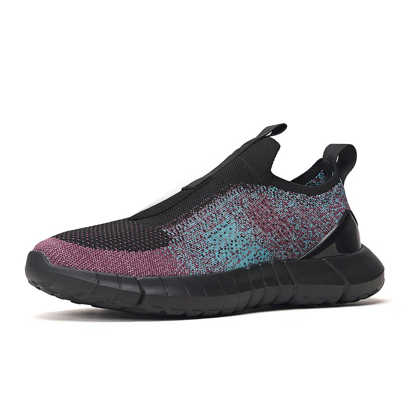 Damen Sportliche Slip-On Sneakers mit atmungsaktiver Strickoberfläche Heidi Mode - Image 7