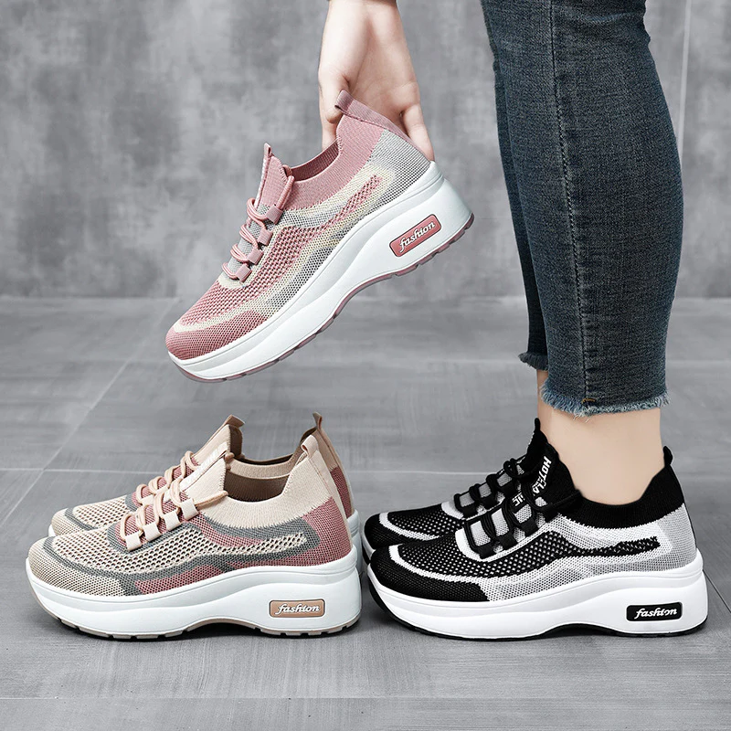 Damen Sportliche Slip-On Sneakers mit ergonomischer Dämpfungstechnologie Heidi Mode - Image 3