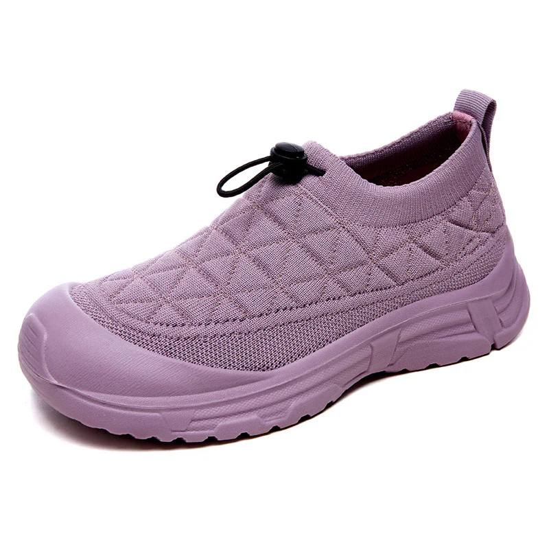 Damen Sportliche Slip-On Sneakers mit flexiblem Strickoberteil Heidi Mode - Image 6