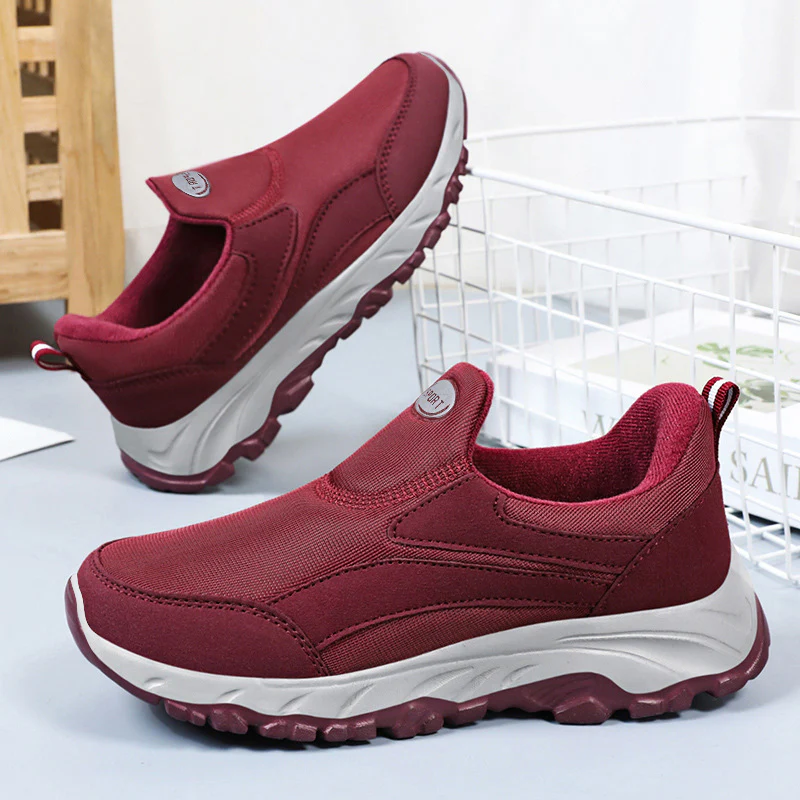 Damen Sportliche Slip-On Sneakers mit rutschfester Sohle und dematmungsaktiven Obermaterial Heidi Mode - Image 3