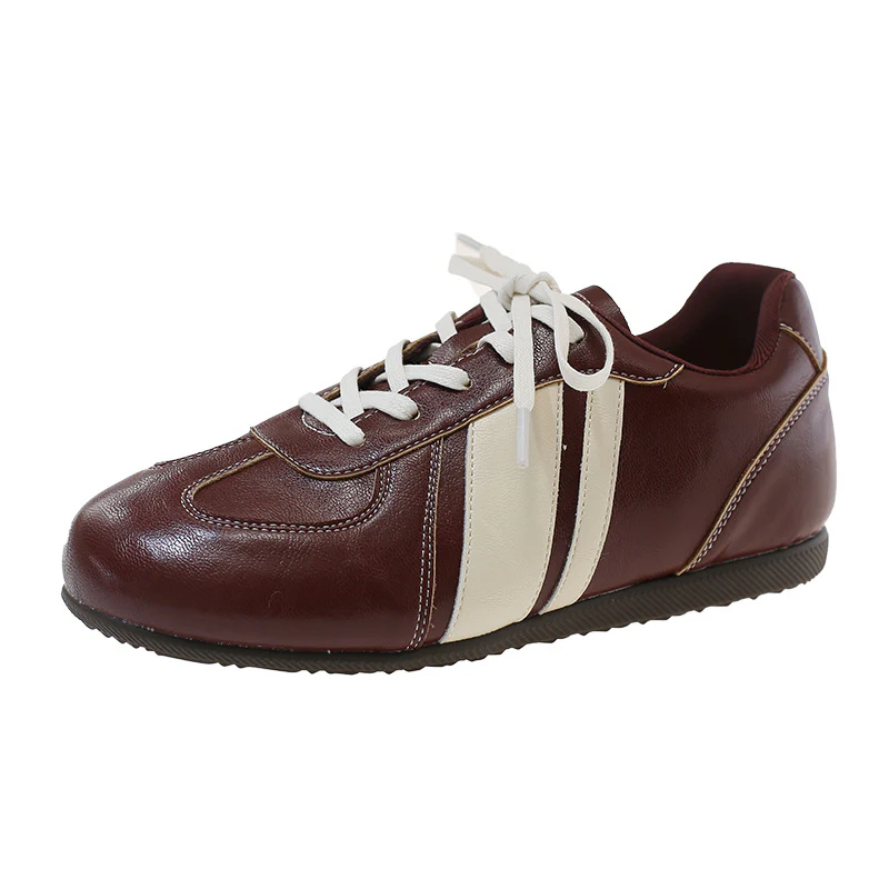 Damen Sportliche Sneaker aus hochwertigem Leder mit ergonomischer Sohle Heidi Mode - Image 6
