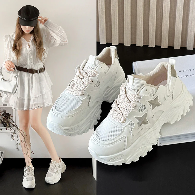 Damen Sportliche Sneaker Heidi Mode