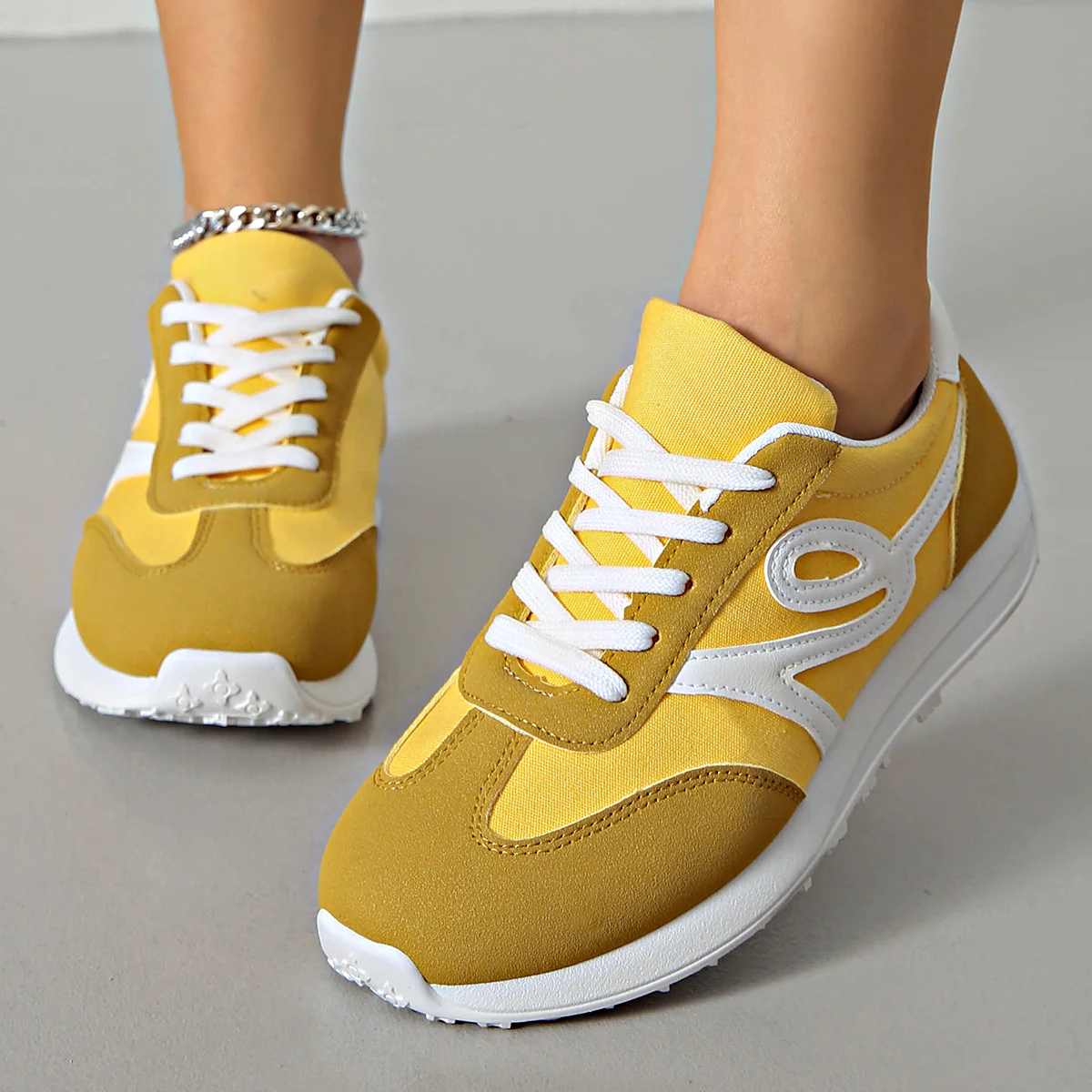 Damen Sportliche Sneaker Heidi Mode