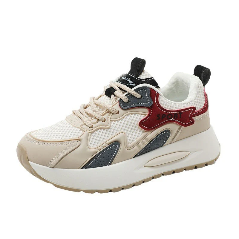 Damen Sportliche Sneaker mit atmungsaktivem Mesh-Obermaterial und dämpfender Laufsohle Heidi Mode