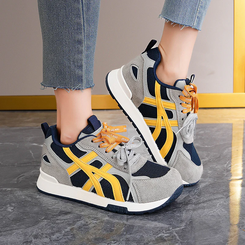 Damen Sportliche Sneaker mit atmungsaktivem Mesh-Obermaterial und dämpfender Sohle Heidi Mode - Image 4