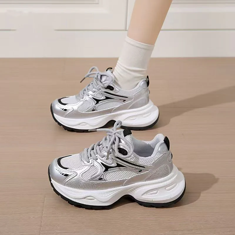 Damen Sportliche Sneaker mit atmungsaktivem Mesh-Obermaterial und komfortabler Dämpfung Heidi Mode