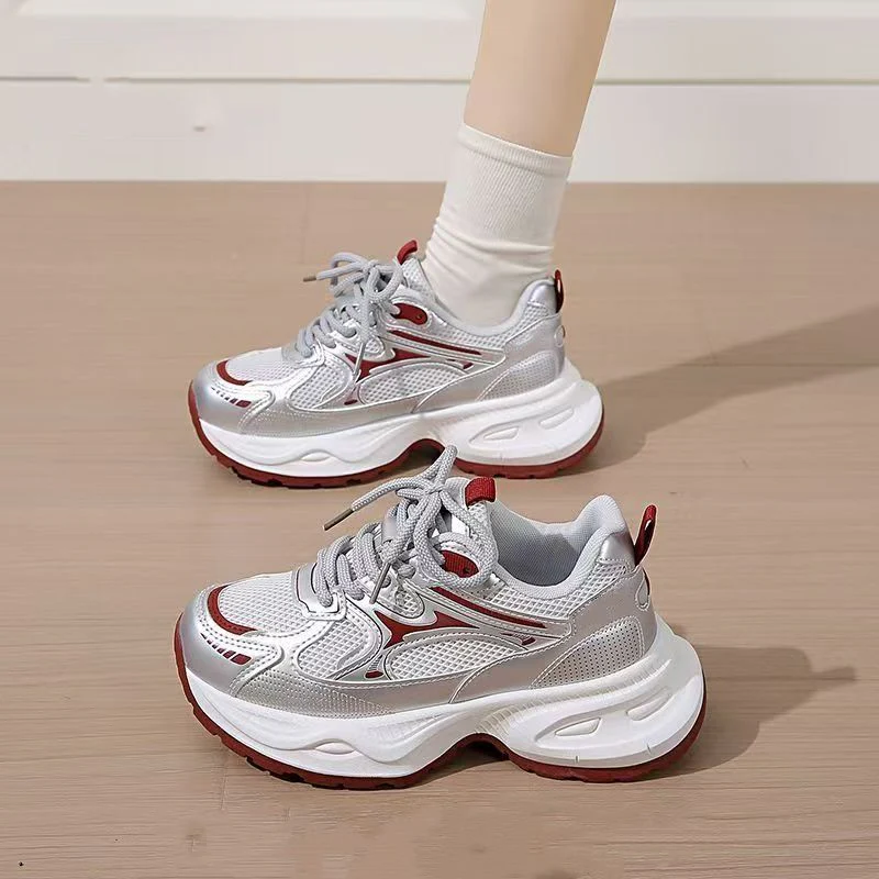 Damen Sportliche Sneaker mit atmungsaktivem Mesh-Obermaterial und komfortabler Dämpfung Heidi Mode - Image 2