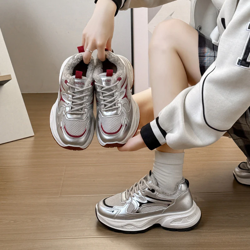 Damen Sportliche Sneaker mit atmungsaktivem Mesh-Obermaterial und komfortabler Dämpfung Heidi Mode - Image 3