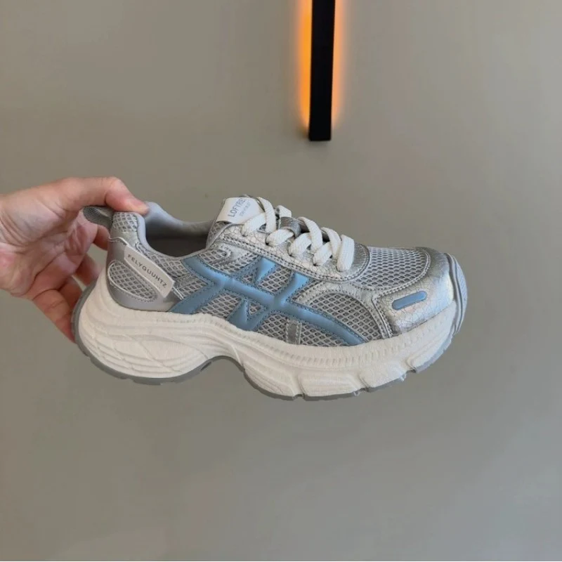 Damen Sportliche Sneaker mit atmungsaktivem Mesh-Obermaterial und rutschfester Sohle Heidi Mode - Image 4