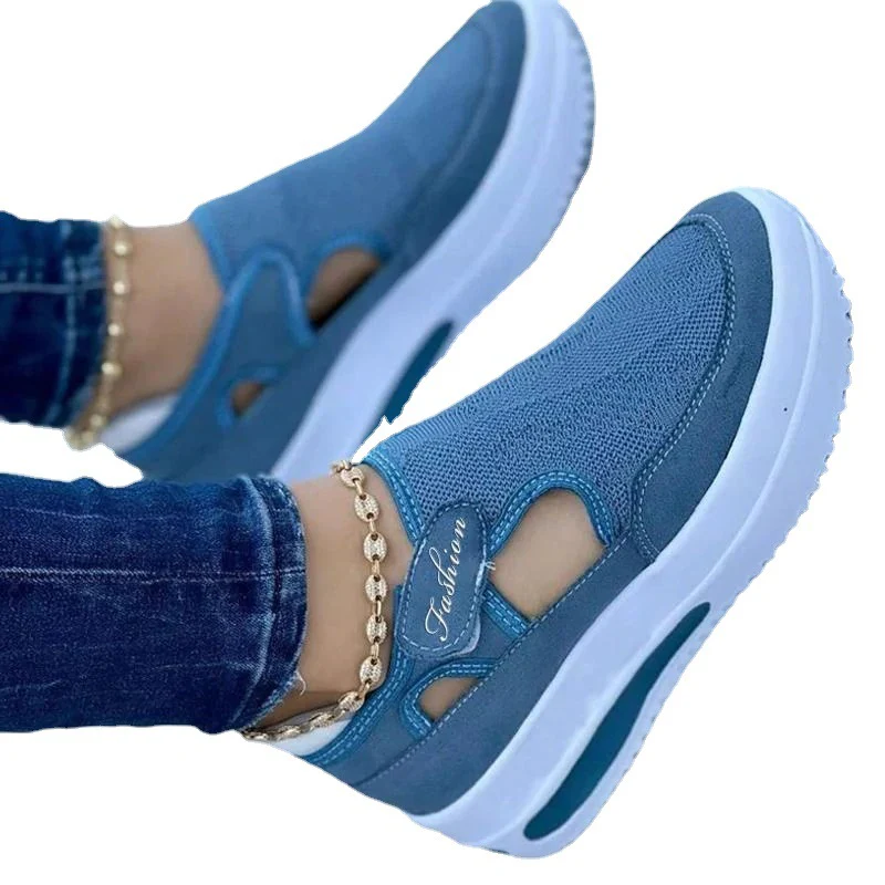 Damen Sportliche Sneaker mit atmungsaktivem Mesh und rutschfester Sohle Heidi Mode - Image 5