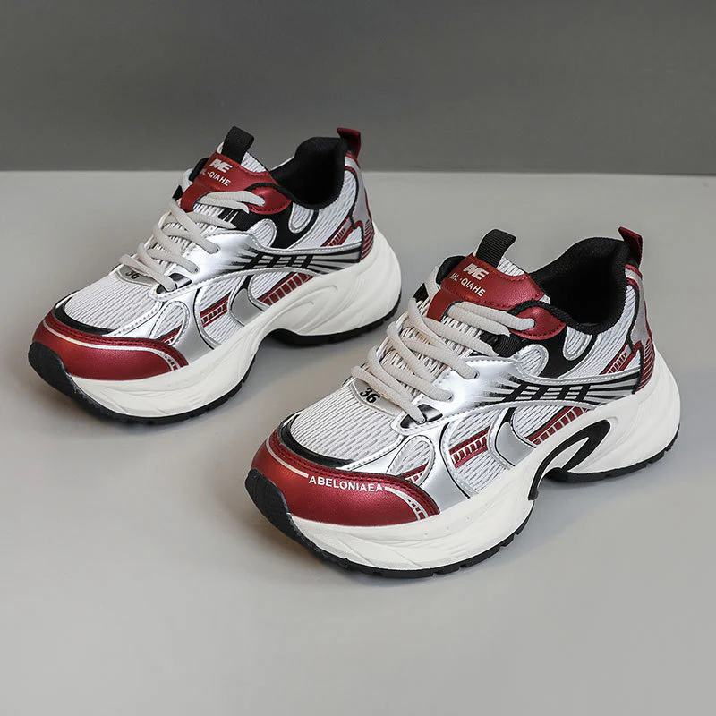 Damen Sportliche Sneaker mit atmungsaktivem Netz-Material und stoßdämpfender Sohle Heidi Mode - Image 8