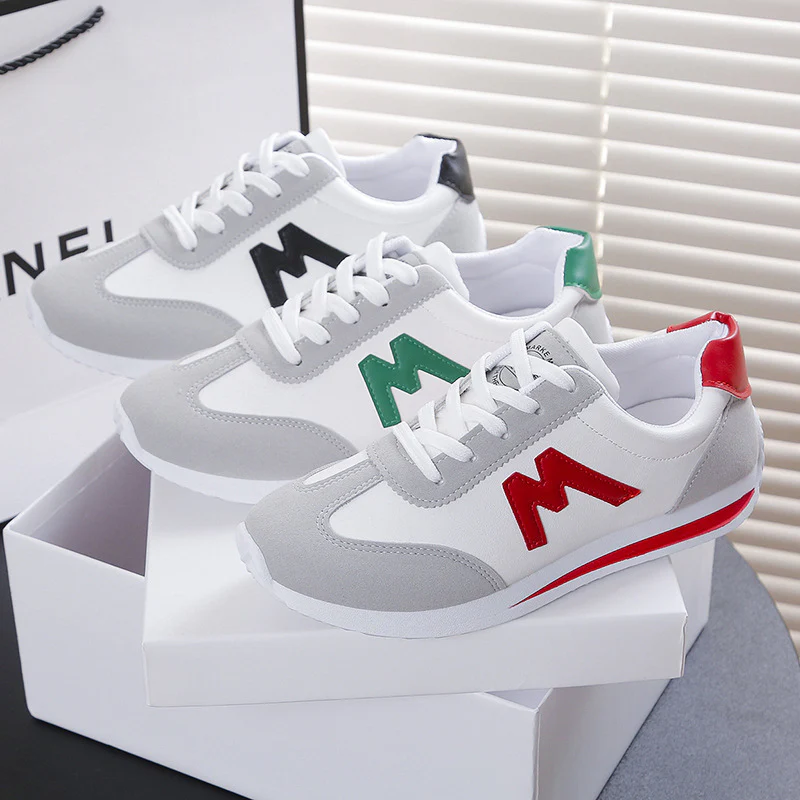Damen Sportliche Sneaker mit atmungsaktivem Obermaterial und bequemer Dämpfung Heidi Mode