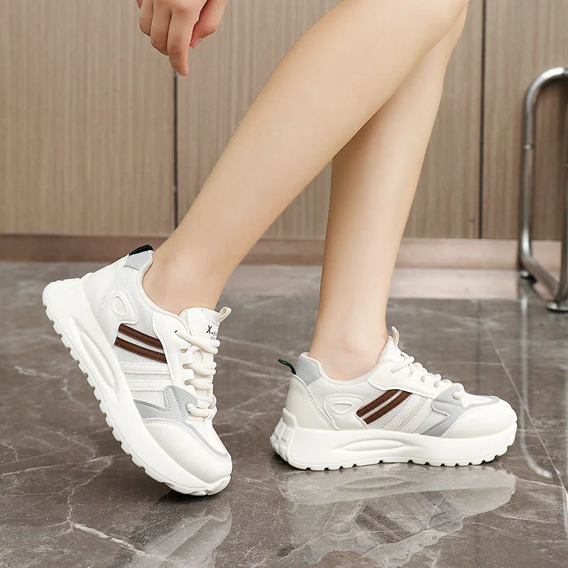 Damen Sportliche Sneaker mit atmungsaktivem Obermaterial und dämpfender Laufsohle Heidi Mode - Image 4