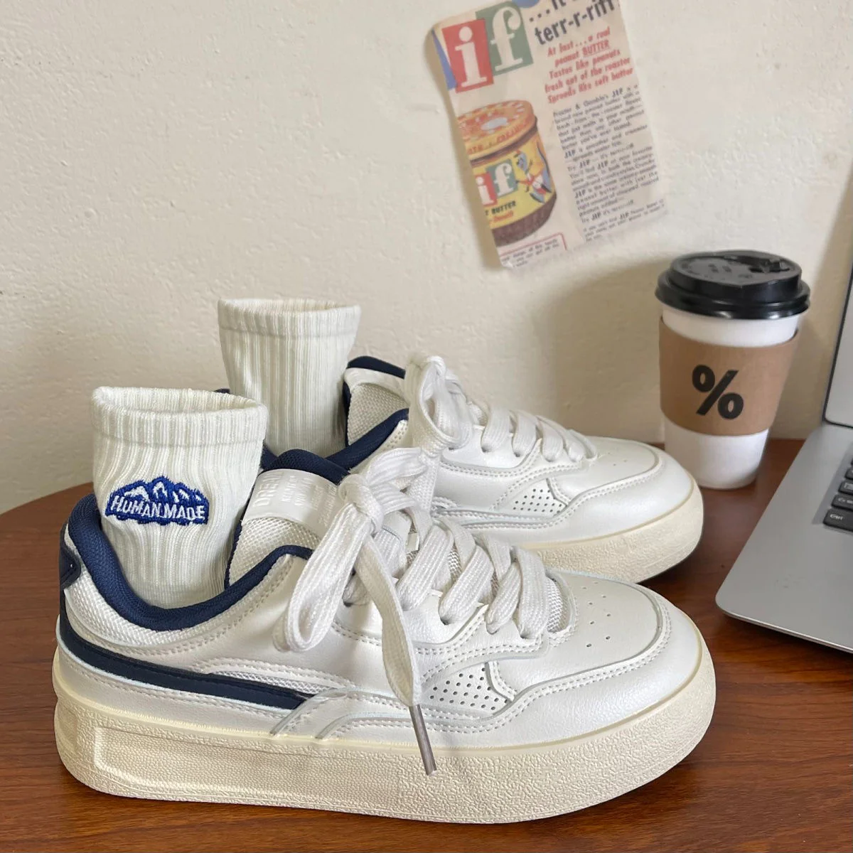 Damen Sportliche Sneaker mit atmungsaktivem Obermaterial und dämpfender Sohle Heidi Mode - Image 3