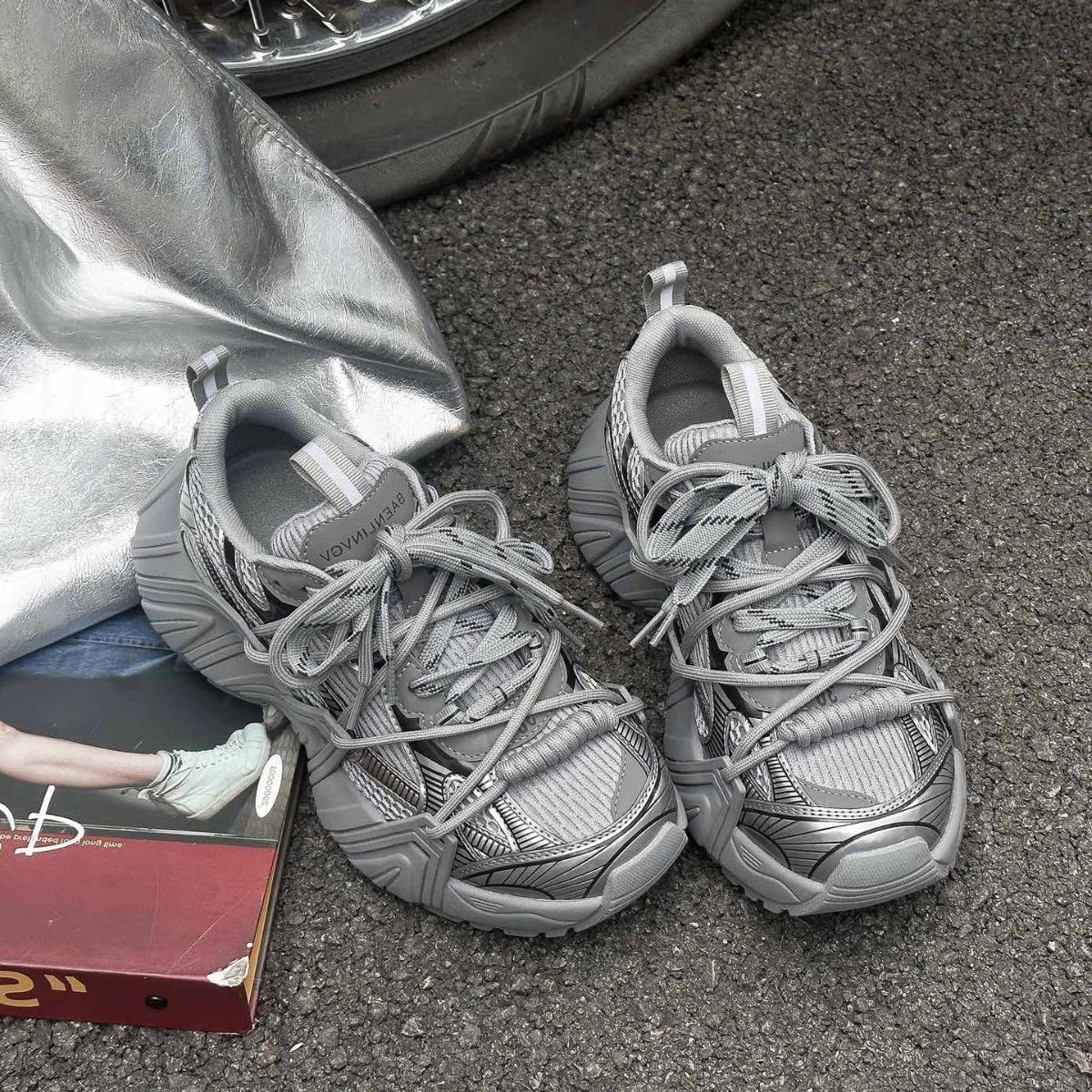 Damen Sportliche Sneaker mit atmungsaktivem Obermaterial und dämpfender Sohle Heidi Mode - Image 3