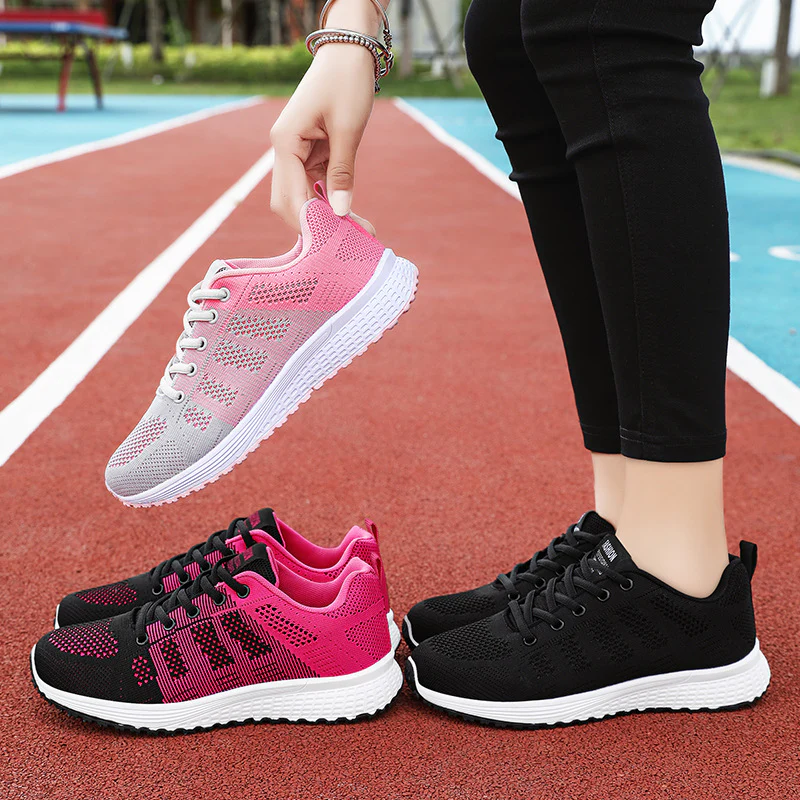 Damen Sportliche Sneaker mit atmungsaktivem Obermaterial und ergonomischer Dämpfung Heidi Mode - Image 3