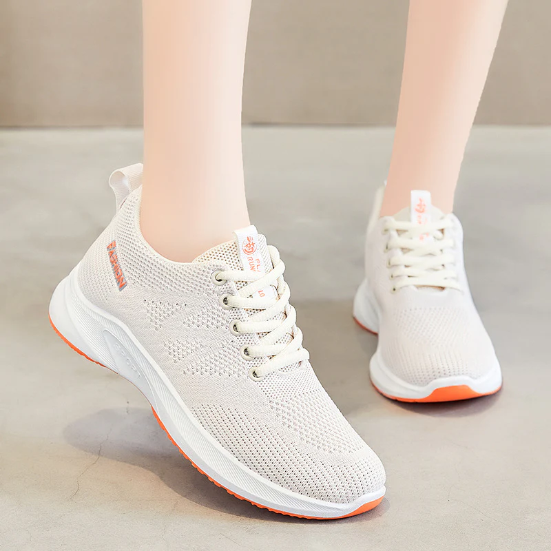 Damen Sportliche Sneaker mit atmungsaktivem Obermaterial und flexibler Sohle Heidi Mode - Image 3