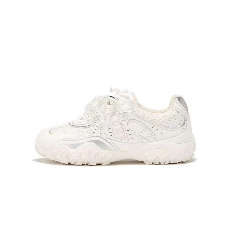 Damen Sportliche Sneaker mit atmungsaktivem Obermaterial und rutschfester Sohle Heidi Mode