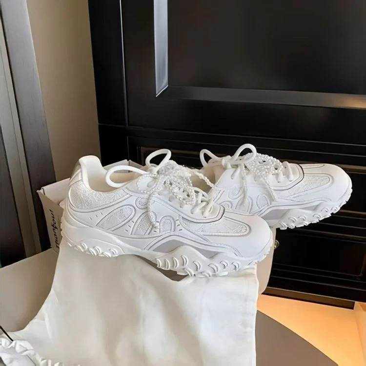 Damen Sportliche Sneaker mit atmungsaktivem Obermaterial und rutschfester Sohle Heidi Mode - Image 3