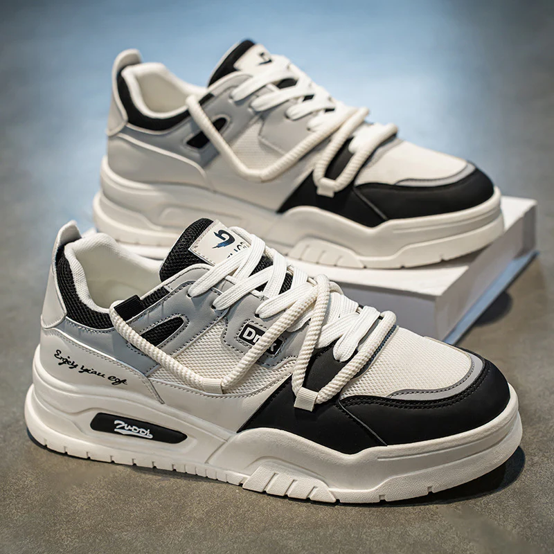 Damen Sportliche Sneaker mit atmungsaktivem Obermaterial und stoßdämpfendem Sohlenprofil Heidi Mode