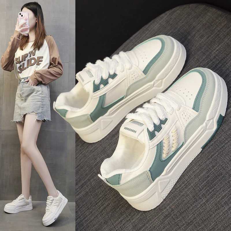 Damen Sportliche Sneaker mit atmungsaktiver Mesh-Konstruktion und trendiger Außensohle Heidi Mode