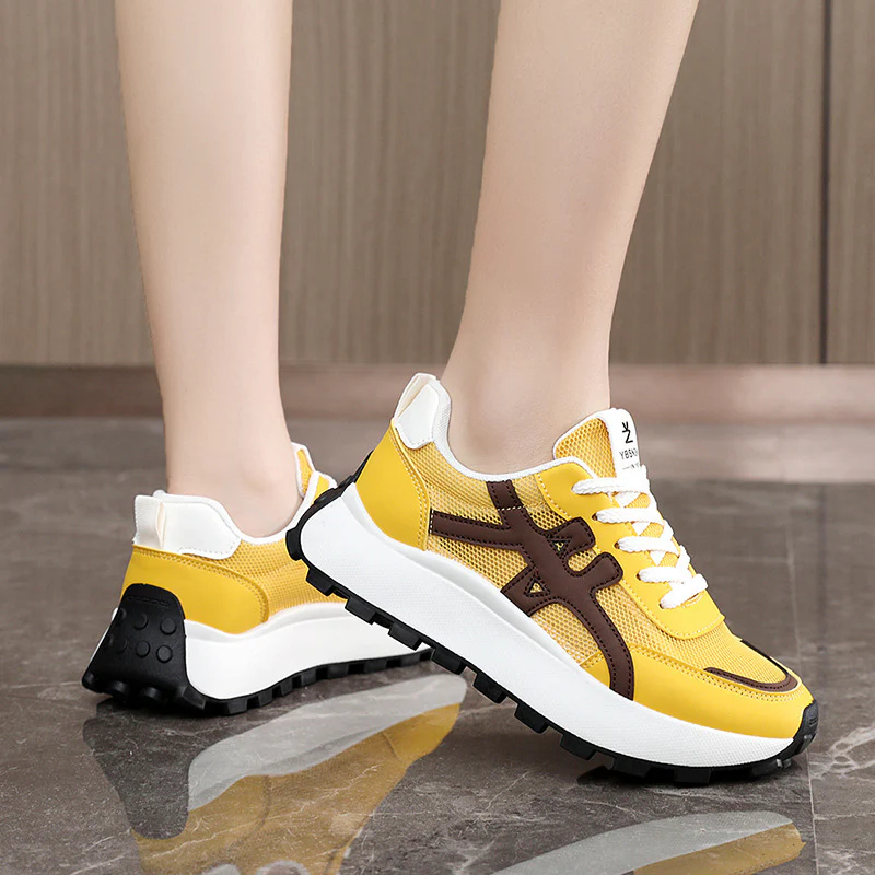 Damen Sportliche Sneaker mit atmungsaktiver Mesh-Oberfläche und dämpfendem Komfort Heidi Mode - Image 3