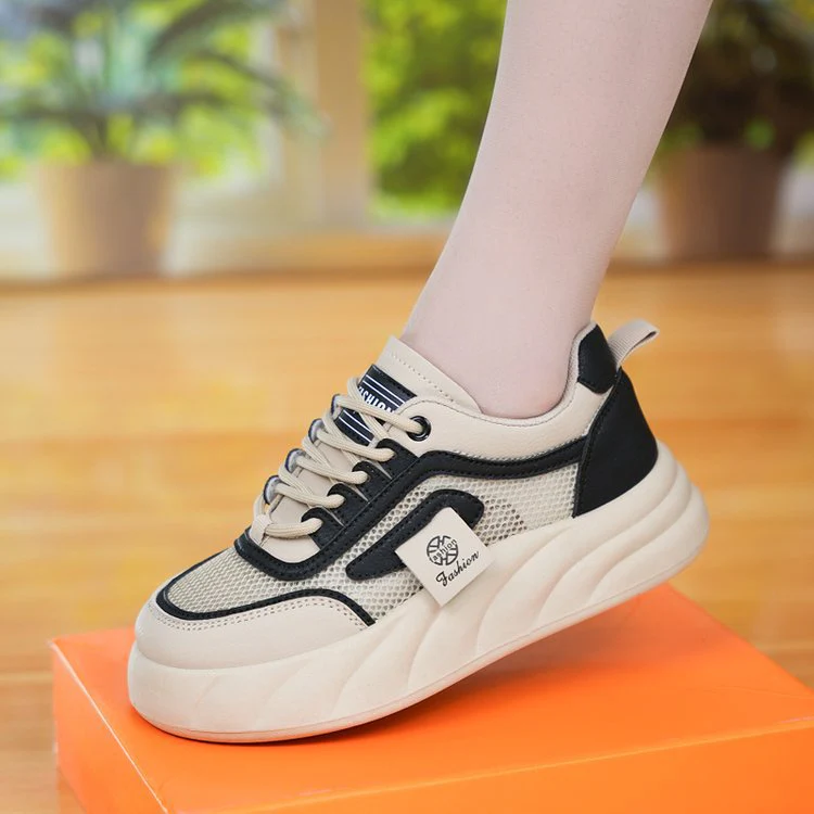 Damen Sportliche Sneaker mit atmungsaktiver Mesh-Oberfläche und dämpfendem Sohlenprofil Heidi Mode - Image 5