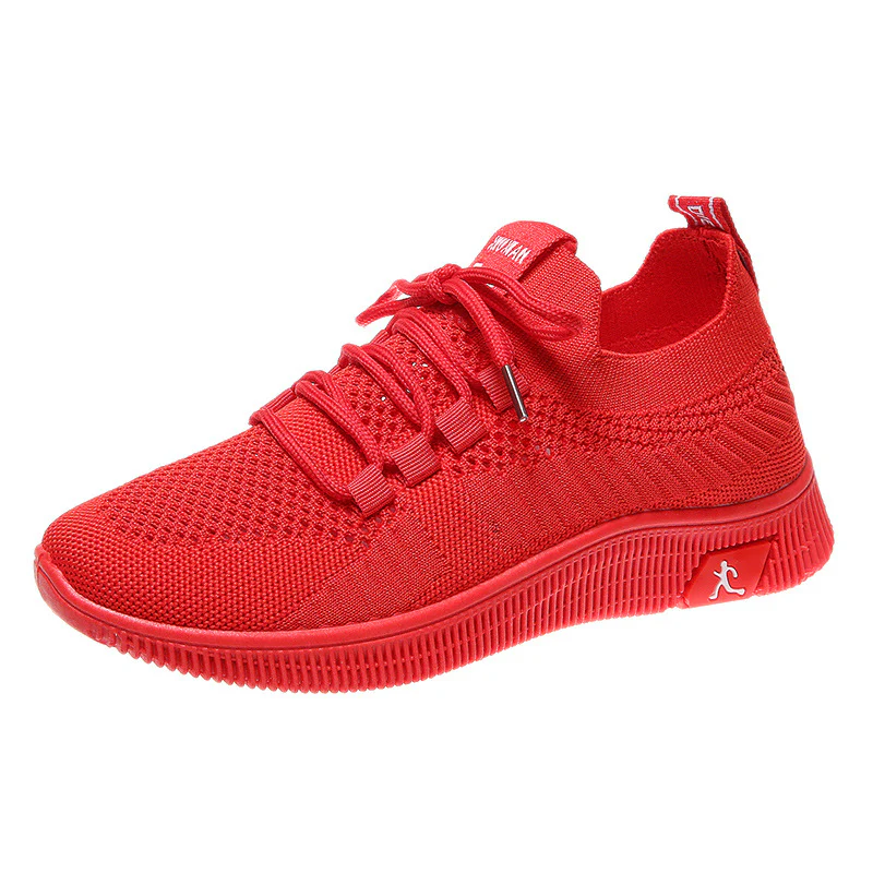 Damen Sportliche Sneaker mit atmungsaktiver Mesh-Oberfläche und elastischem Design Heidi Mode - Image 5