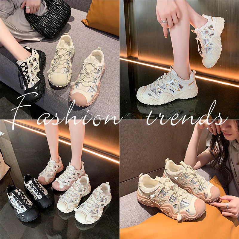 Damen Sportliche Sneaker mit atmungsaktiver Mesh-Oberfläche und rutschfester Sohle Heidi Mode - Image 4