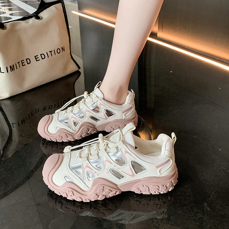 Damen Sportliche Sneaker mit atmungsaktiver Mesh-Oberfläche und rutschfester Sohle Heidi Mode - Image 8