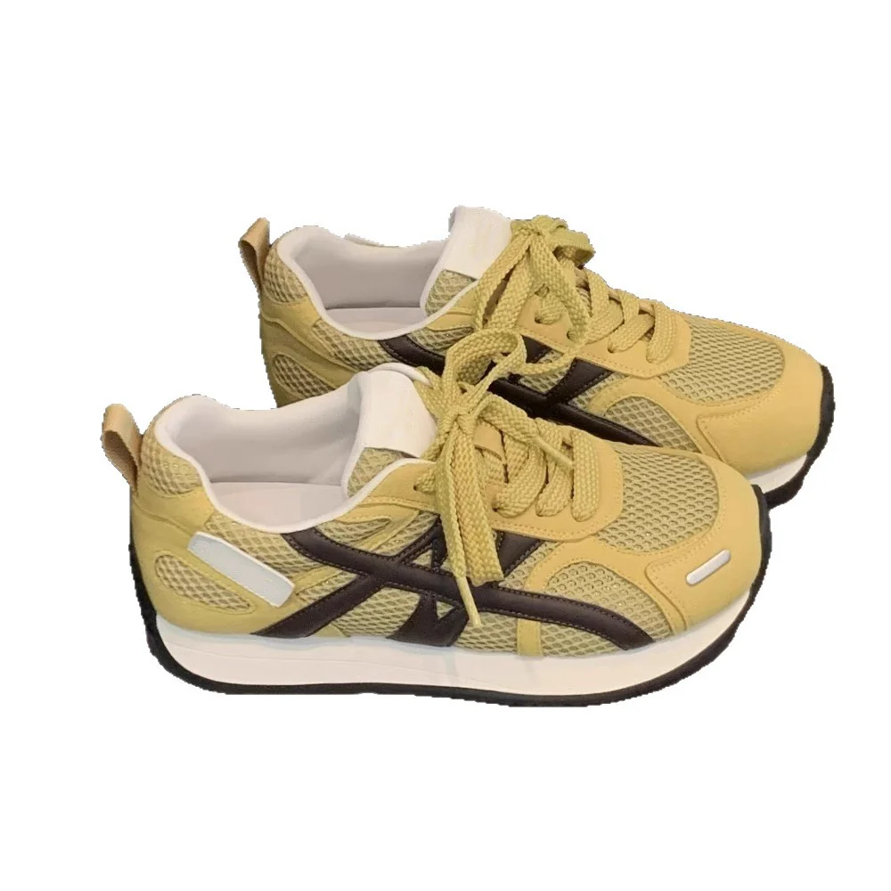 Damen Sportliche Sneaker mit atmungsaktiver Mesh-Oberfläche und stabilisierender Sohle Heidi Mode - Image 5