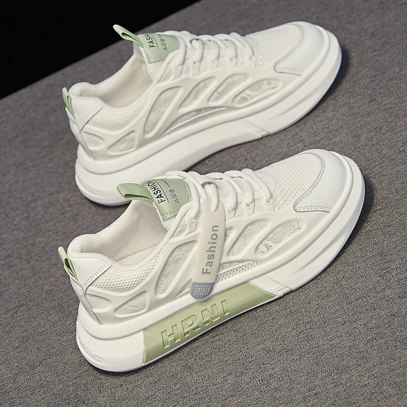 Damen Sportliche Sneaker mit atmungsaktiver Netzstruktur und ergonomischer Dämpfung Heidi Mode - Image 3