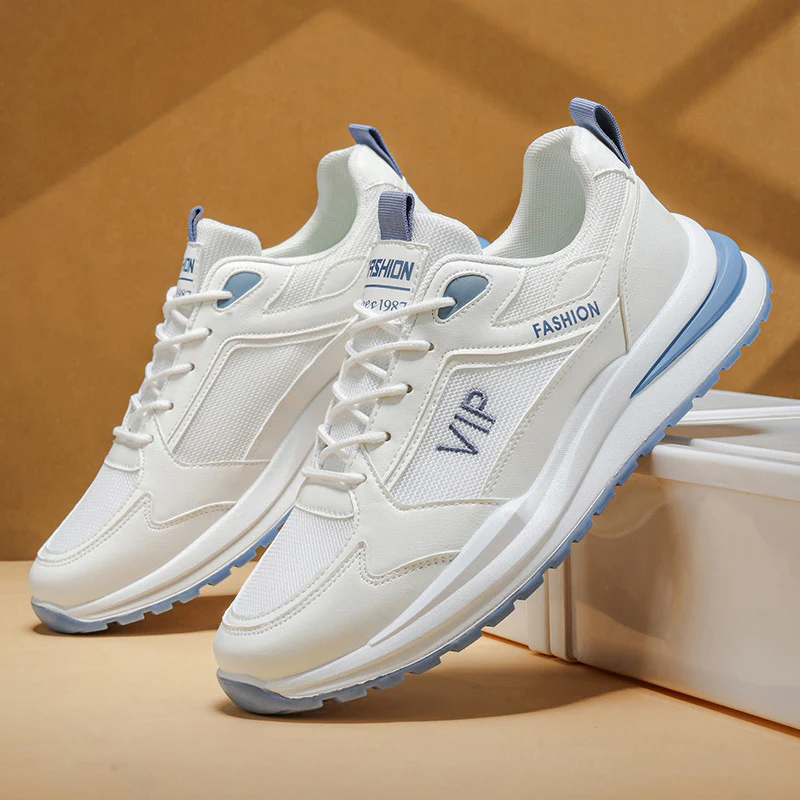 Damen Sportliche Sneaker mit atmungsaktiver Netzstruktur und flexibler Sohle Heidi Mode