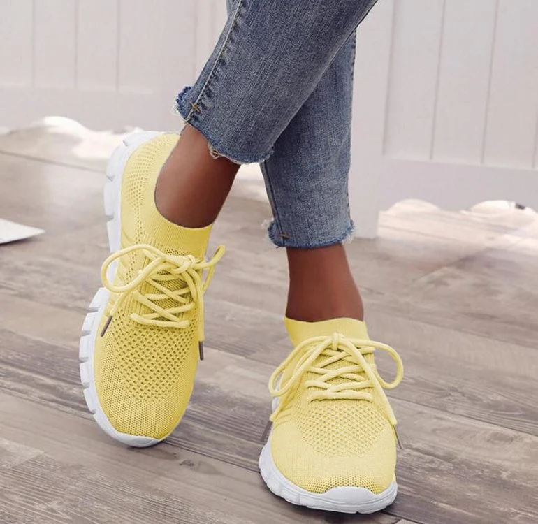 Damen Sportliche Sneaker mit atmungsaktiver Netzstruktur und rutschfester Sohle Heidi Mode - Image 10