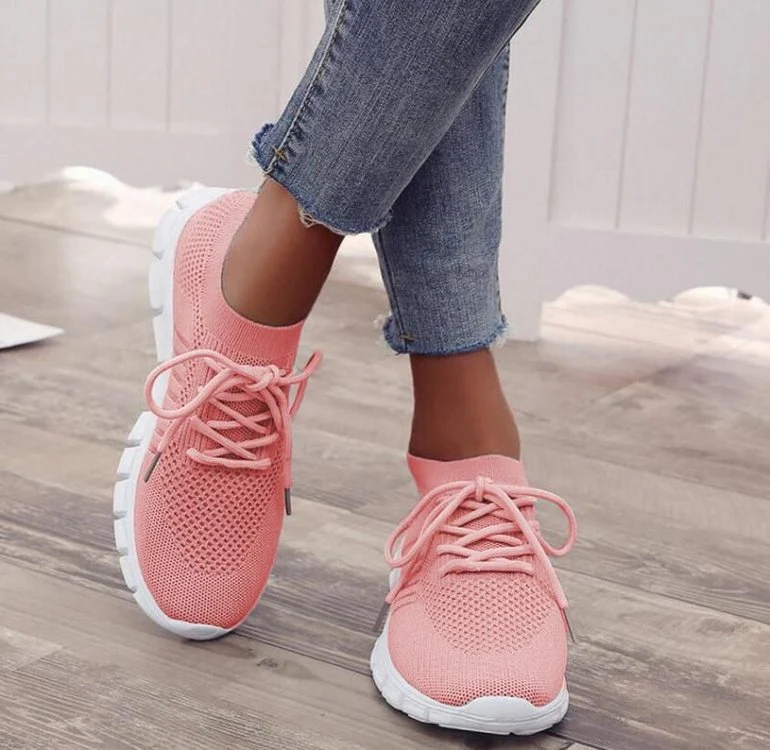 Damen Sportliche Sneaker mit atmungsaktiver Netzstruktur und rutschfester Sohle Heidi Mode - Image 15
