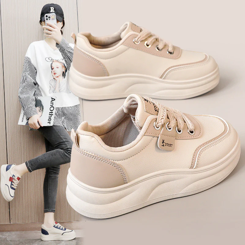Damen Sportliche Sneaker mit atmungsaktiver Oberflächenstruktur und dämpfendem Fußbett Heidi Mode