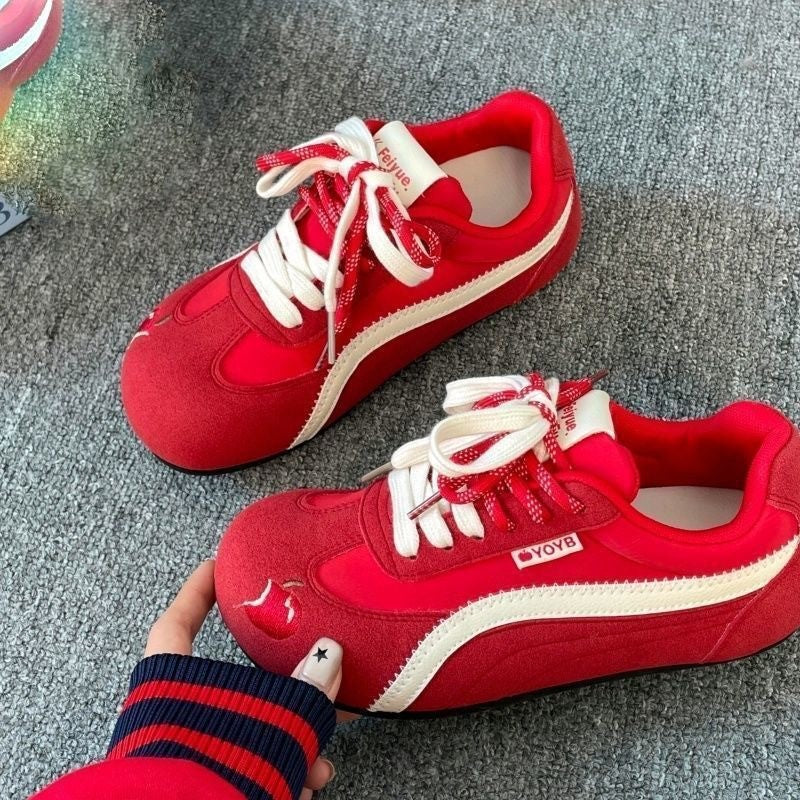 Damen Sportliche Sneaker mit atmungsaktiver Oberflächenstruktur und flexiblem Komfortdesign Heidi Mode