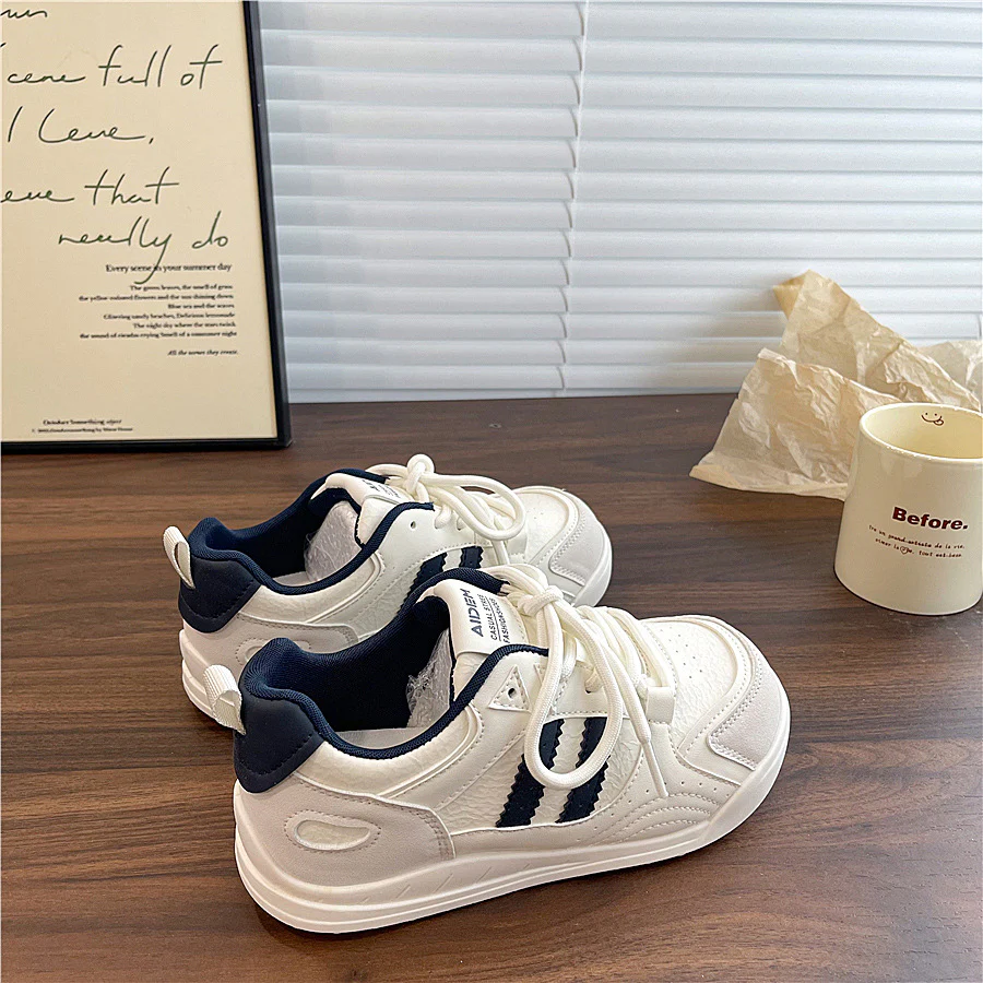 Damen Sportliche Sneaker mit atmungsaktiver Oberflächenstruktur und rutschfester Sohle Heidi Mode - Image 4
