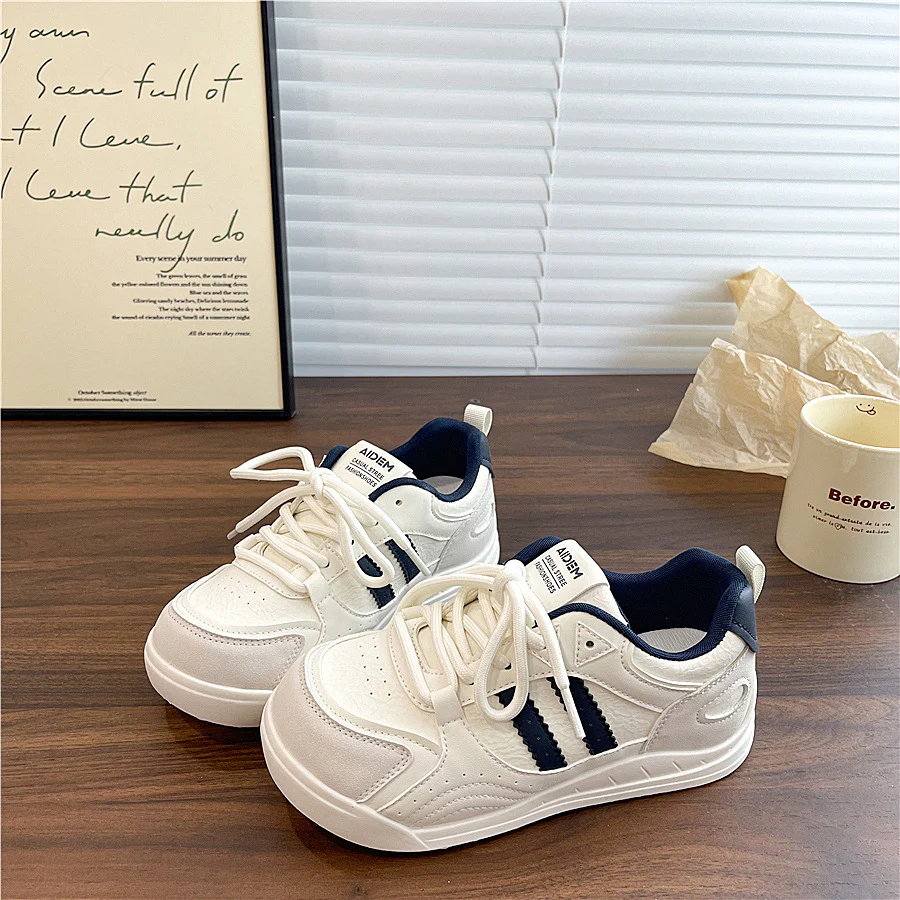 Damen Sportliche Sneaker mit atmungsaktiver Oberflächenstruktur und rutschfester Sohle Heidi Mode - Image 8