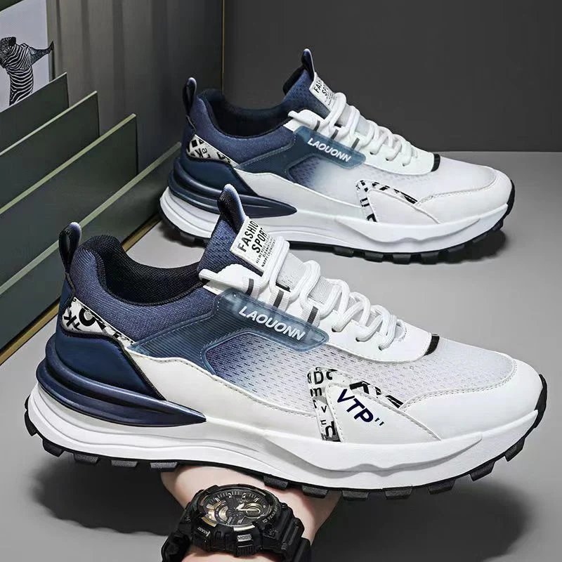 Damen Sportliche Sneaker mit atmungsaktiver Oberflächenstruktur und stoßdämpfender Sohle Heidi Mode - Image 4