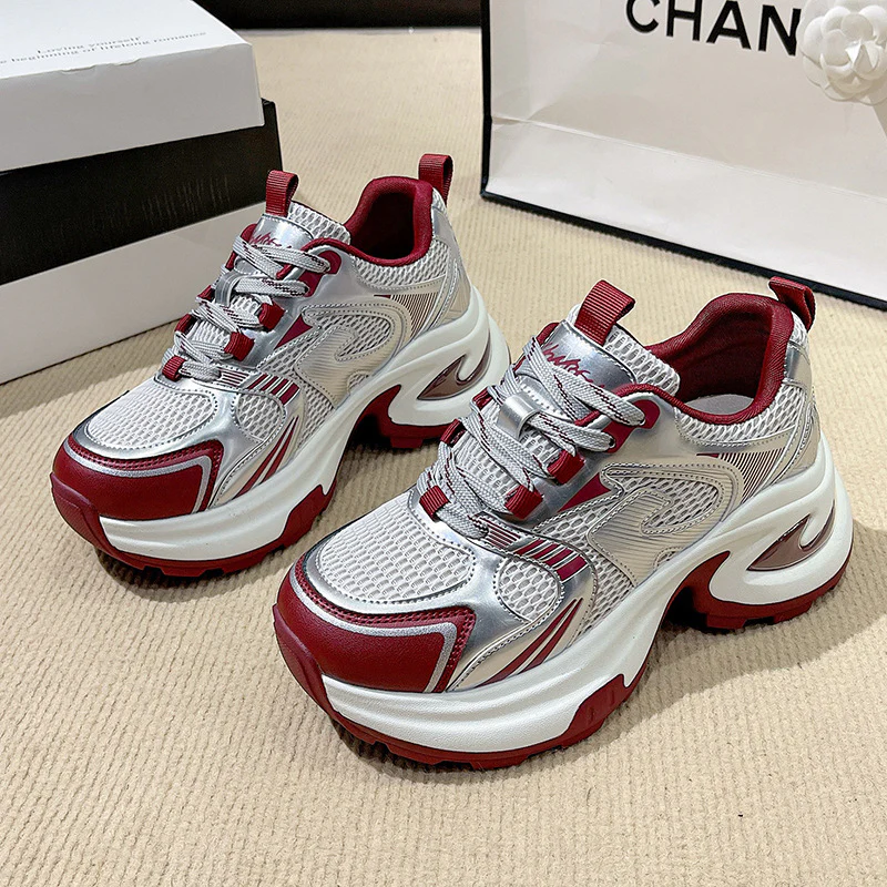 Damen Sportliche Sneaker mit atmungsaktiver Optimierung und modischem Design Heidi Mode - Image 7