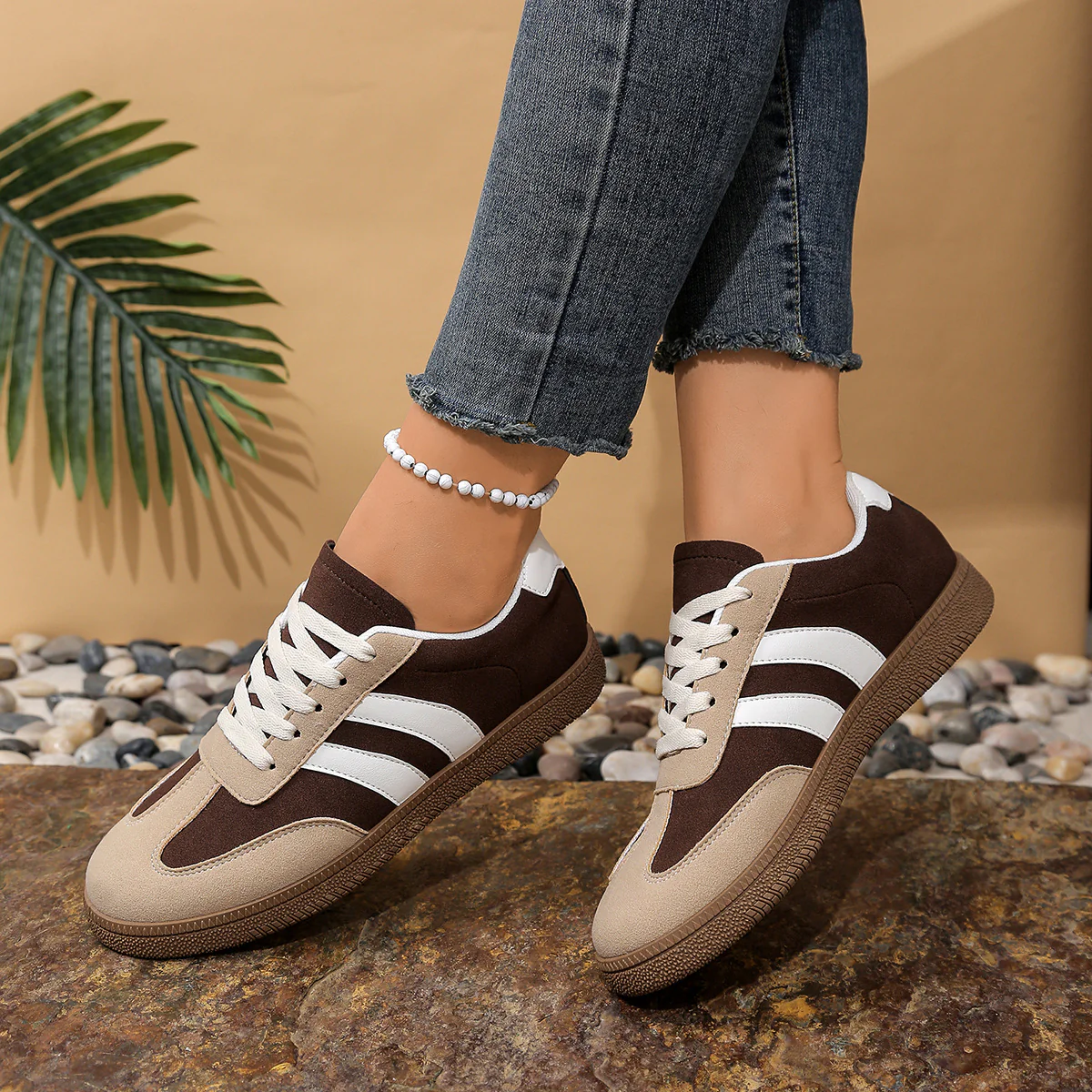 Damen Sportliche Sneaker mit bequemer Sohle Heidi Mode - Image 3
