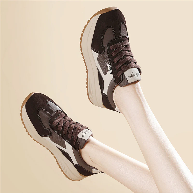 Damen Sportliche Sneaker mit dämpfender Laufsohle und atmungsaktiver Oberfläche Heidi Mode - Image 5